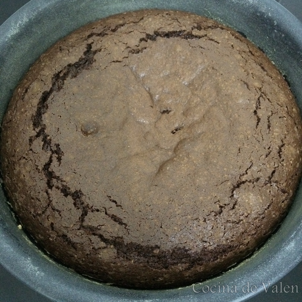 cómo hacer una tarta de chocolate tipo brownie - Cocina de Valen