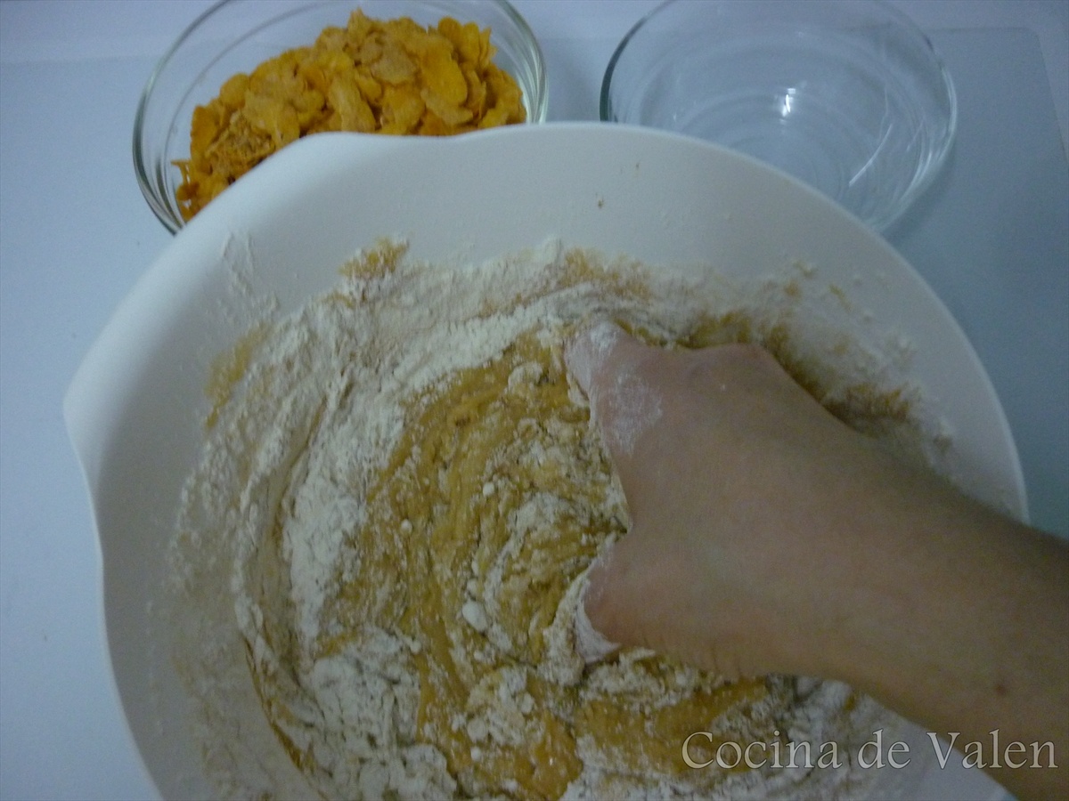 Galletas de Corn Flakes - Cocina de Valen