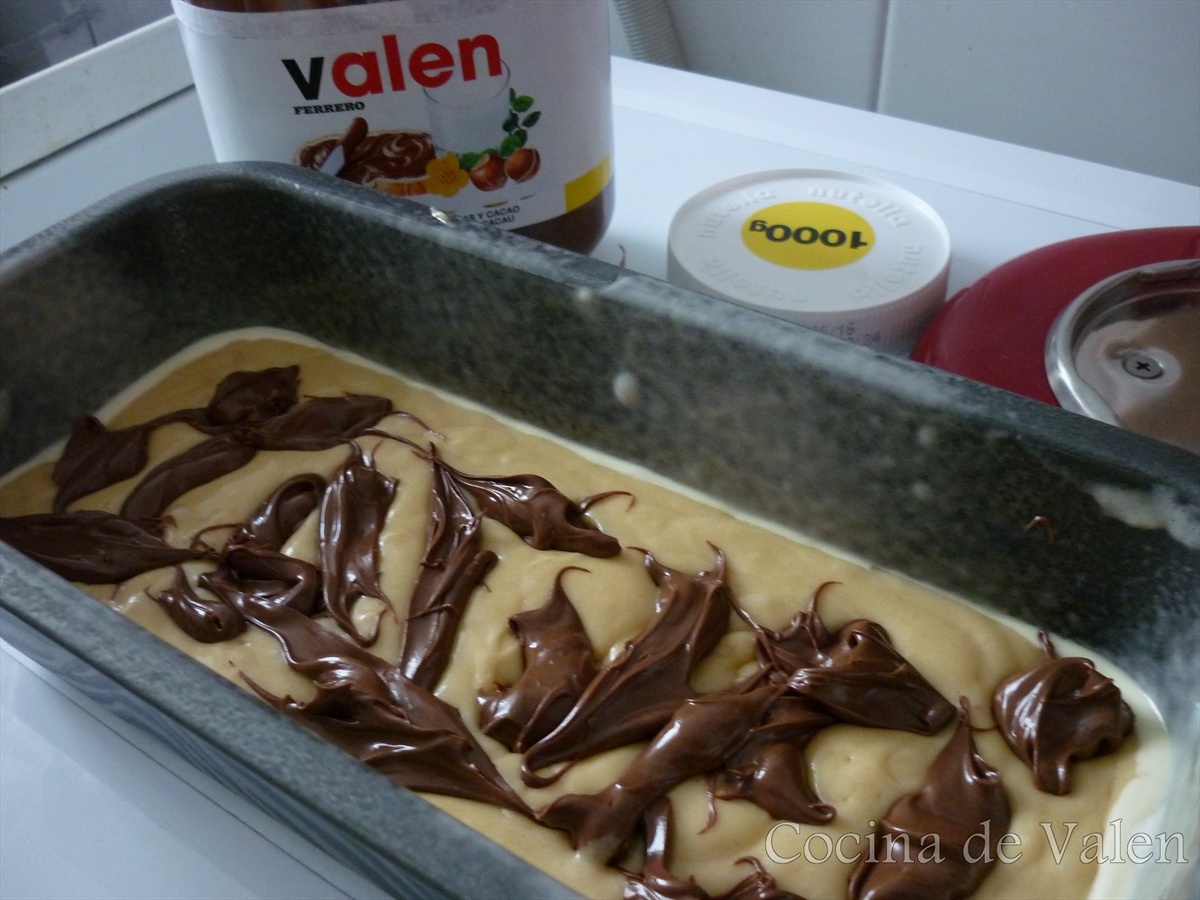 Bizcocho express de Nutella - Cocina de Valen