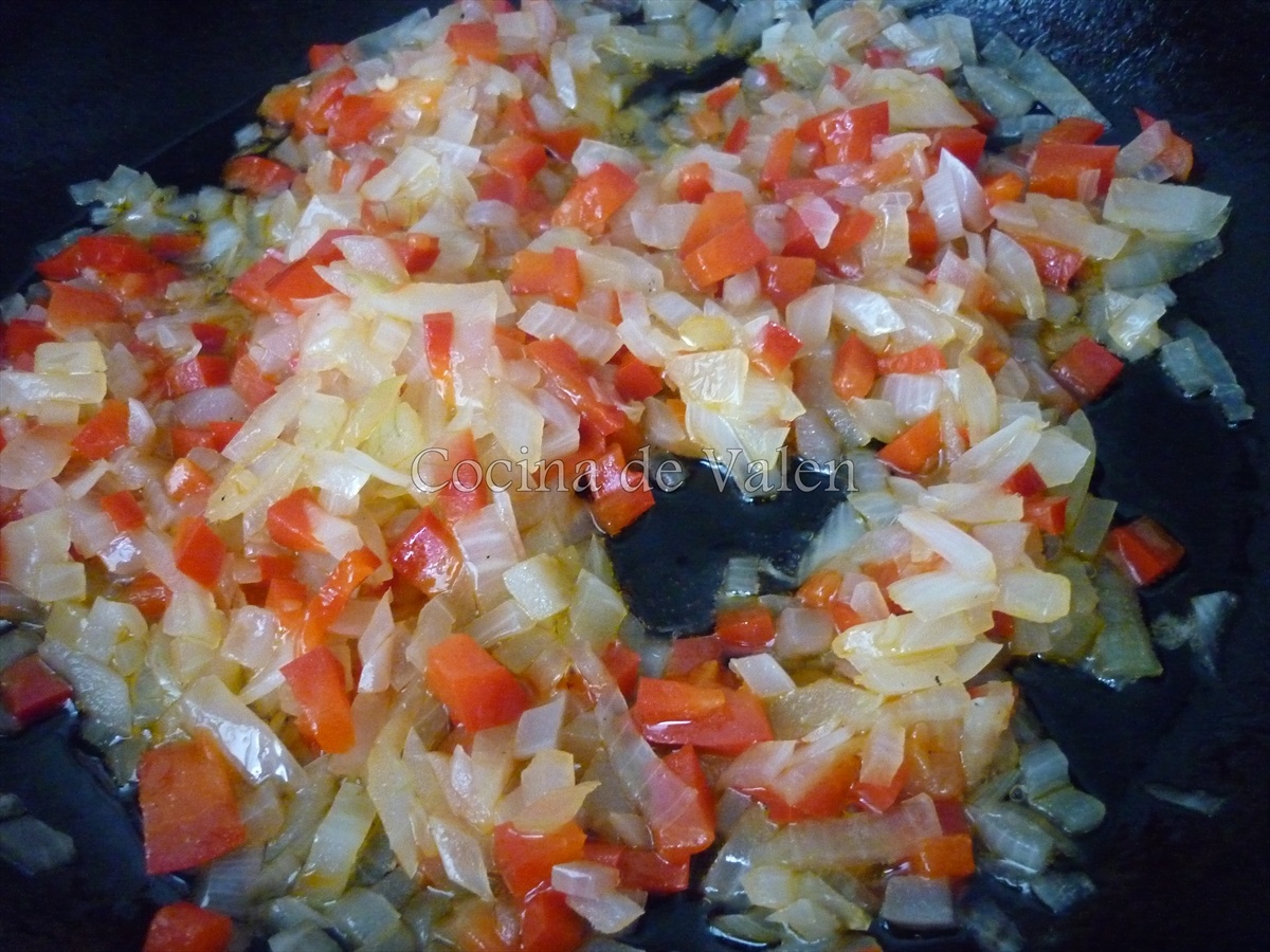 Preparación de las croquetas de merluza - Cocina de Valen
