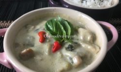 Pollo al curry verde